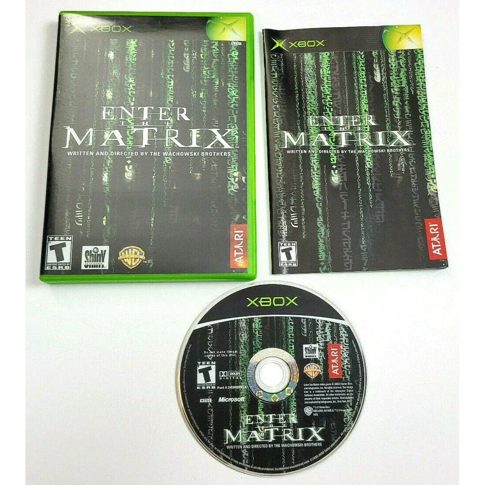 ENTER THE MATRIX - XBOX GAME - COMPLETE!